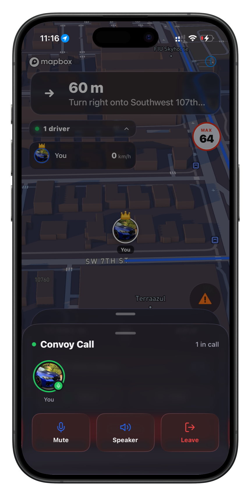 Convoy voice call